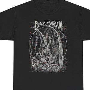 Black Sabbath T-Shirt | Fallen Angel Graphic Tee | Metal Band Shirt